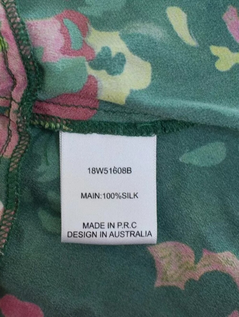Manning Cartell Flower Show Mini Dress Green Silk Lace Slouchy Size 0 Cocktail - Picture 13 of 13